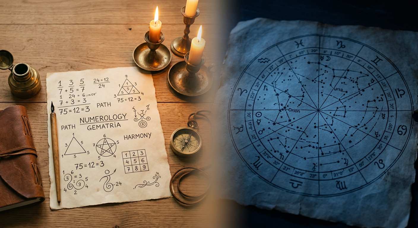 Comparativo entre Numerologia Pitagórica e Sinastria Astrológica para Compatibilidade Amorosa